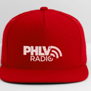 PHLVradio Hat White Logo