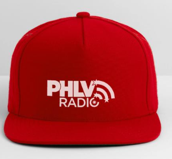 PHLVradio Hat White Logo - Image 1