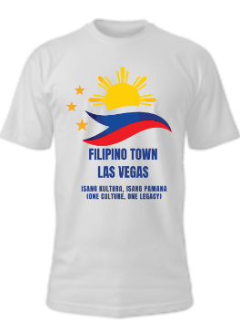 Short Sleeve Shirt with Filipino Town Las Vegas Logo - Image 1