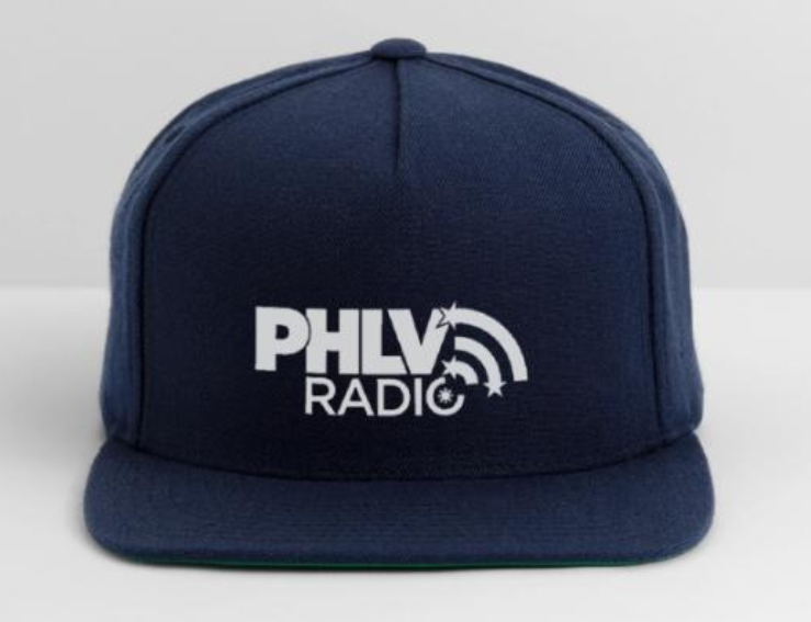 PHLVradio Hat White Logo - Image 2